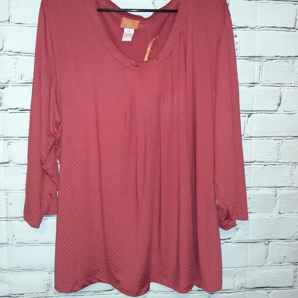 Nwt Hearts Of Palm Pull Over Blouse